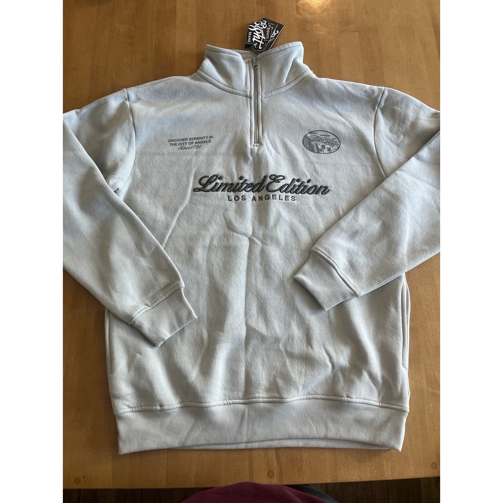 Eighty Eight Brand Men's Quarter Zip Limited Edition Los Angeles Hollywood‎ Sz L